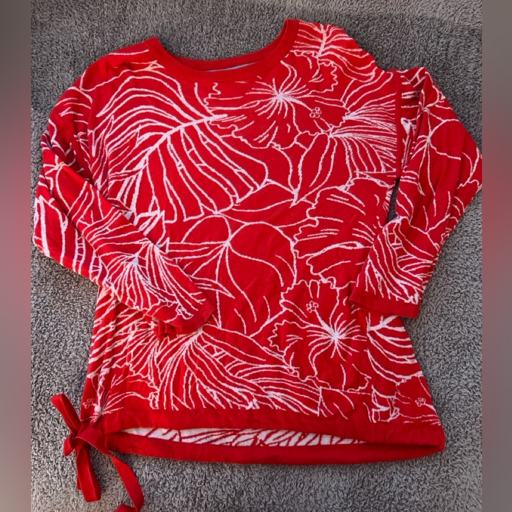 Tommy Bahama Cotton Jacquard Sweater Small Pre-Loved - Picture 14 of 15